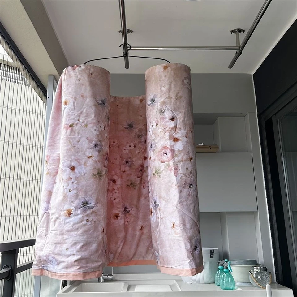 Spiral Quilt Drying Rack For Blankets factory Spiral Quilt Drying Rack For Blankets factory
